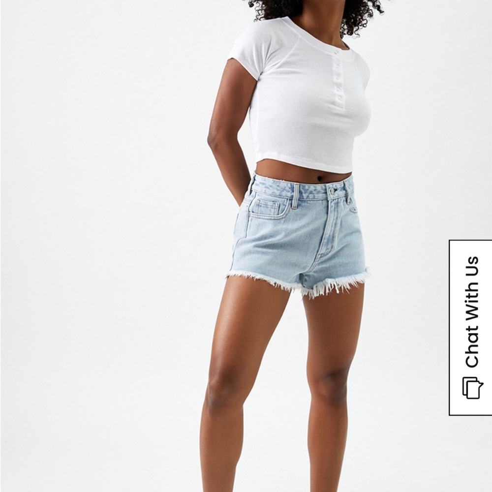Pacsun High Rise Festival Jean Shorts